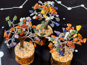 Chakra Crystal Tree, Chakra Tre with Crystal Chips