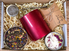 Load image into Gallery viewer, Organic Tea Gift Set, Organic Tea Gift Box, Birthday Gift Box, Long Distance Tea Set
