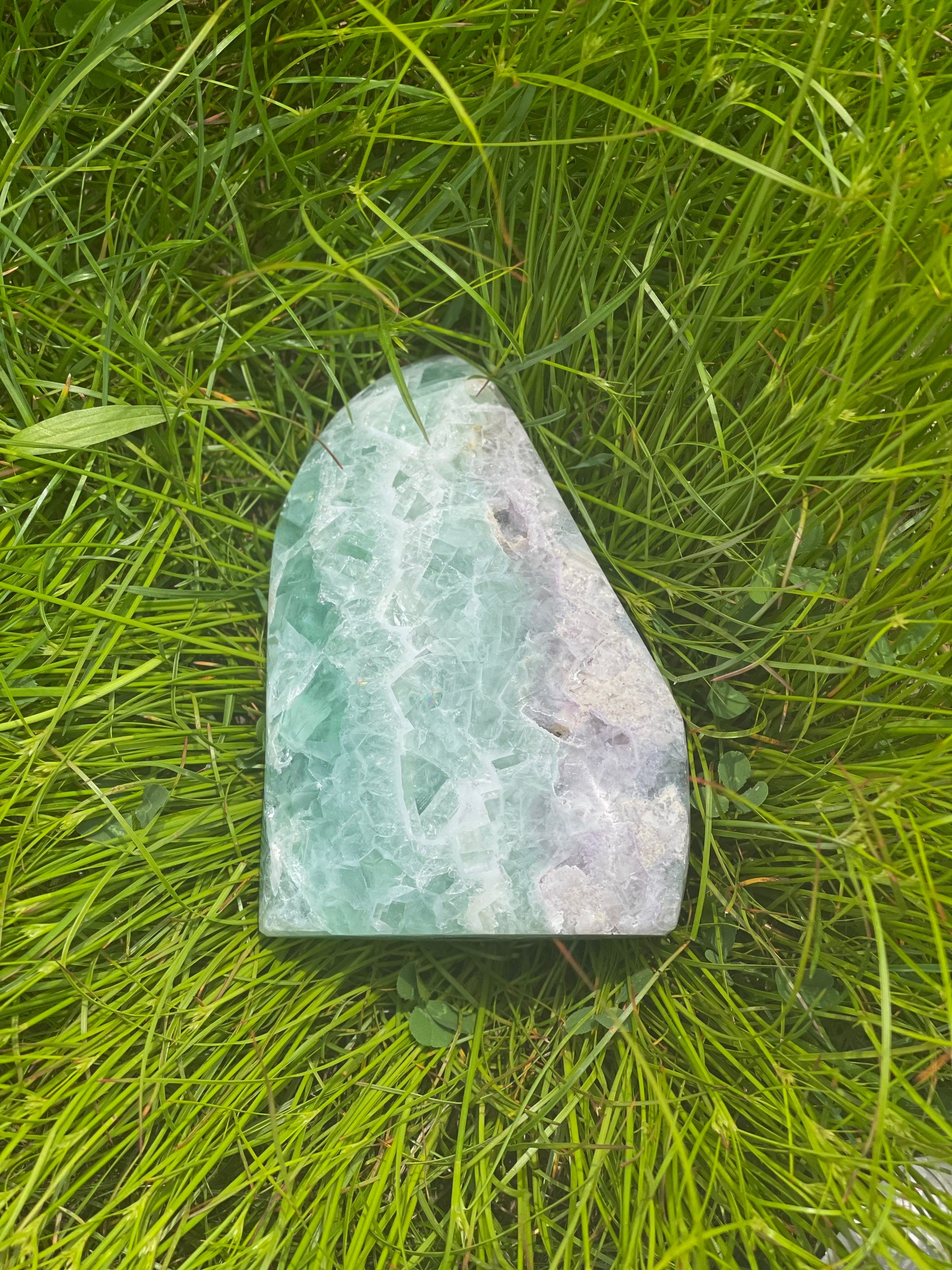 Fluorite Free Form, Green Fluorite Freeform