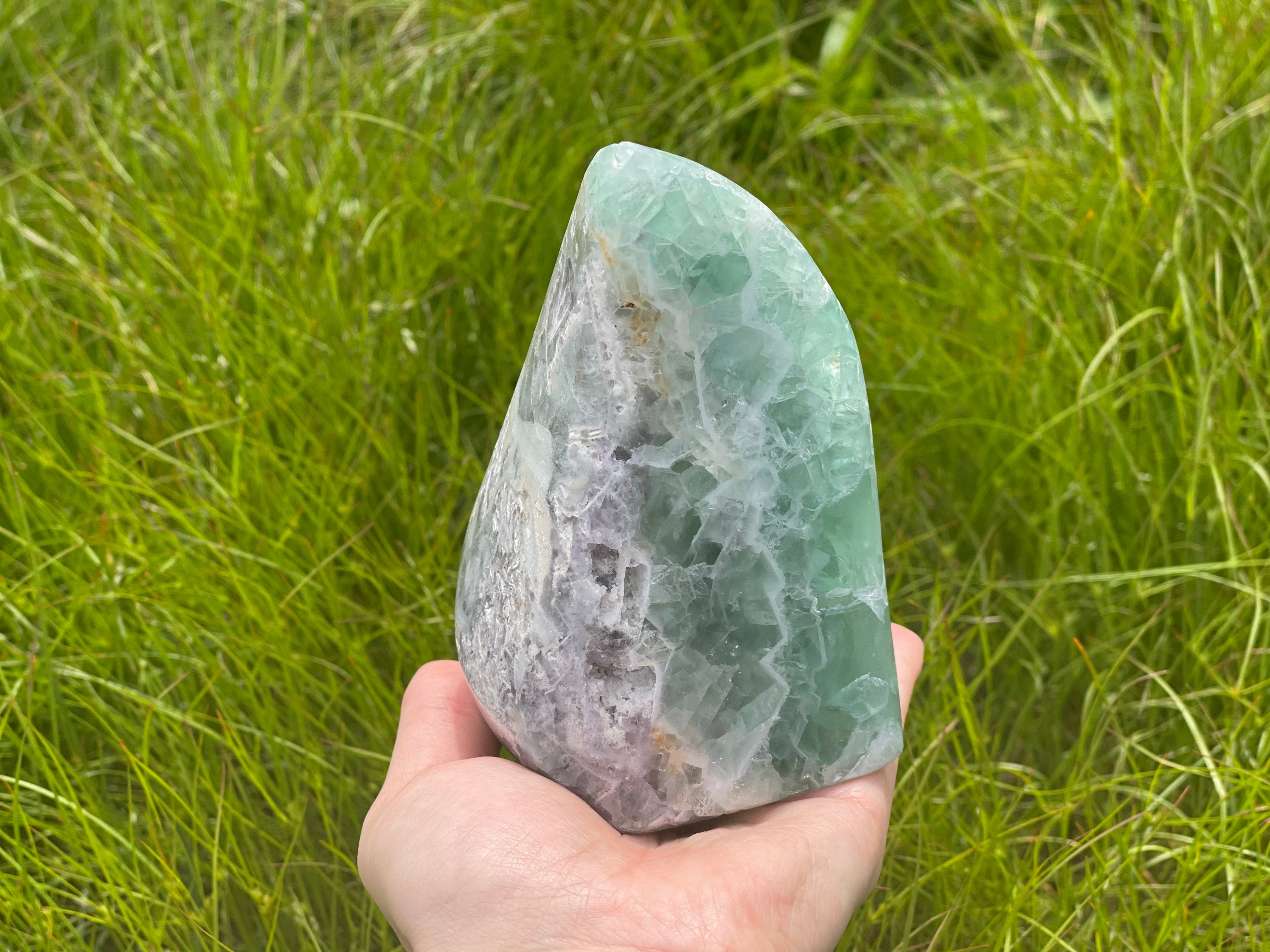 Fluorite Free Form, Green Fluorite Freeform