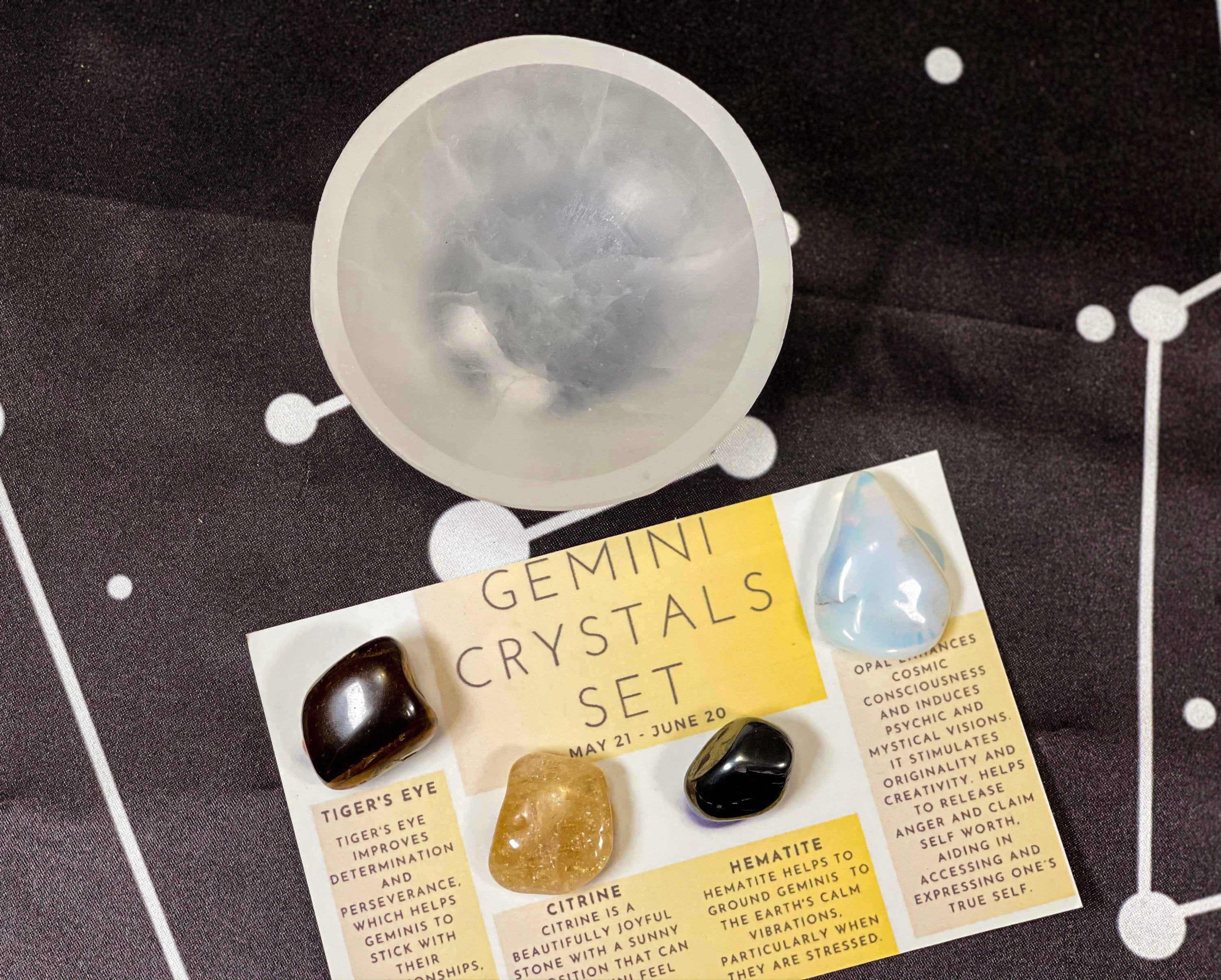 Gemini Crystals, Gemini Crystal Set, Gemini Crystal Box, Crystals for Gemini, Gemini Set, Birthstones Gemini, Gemini Stones