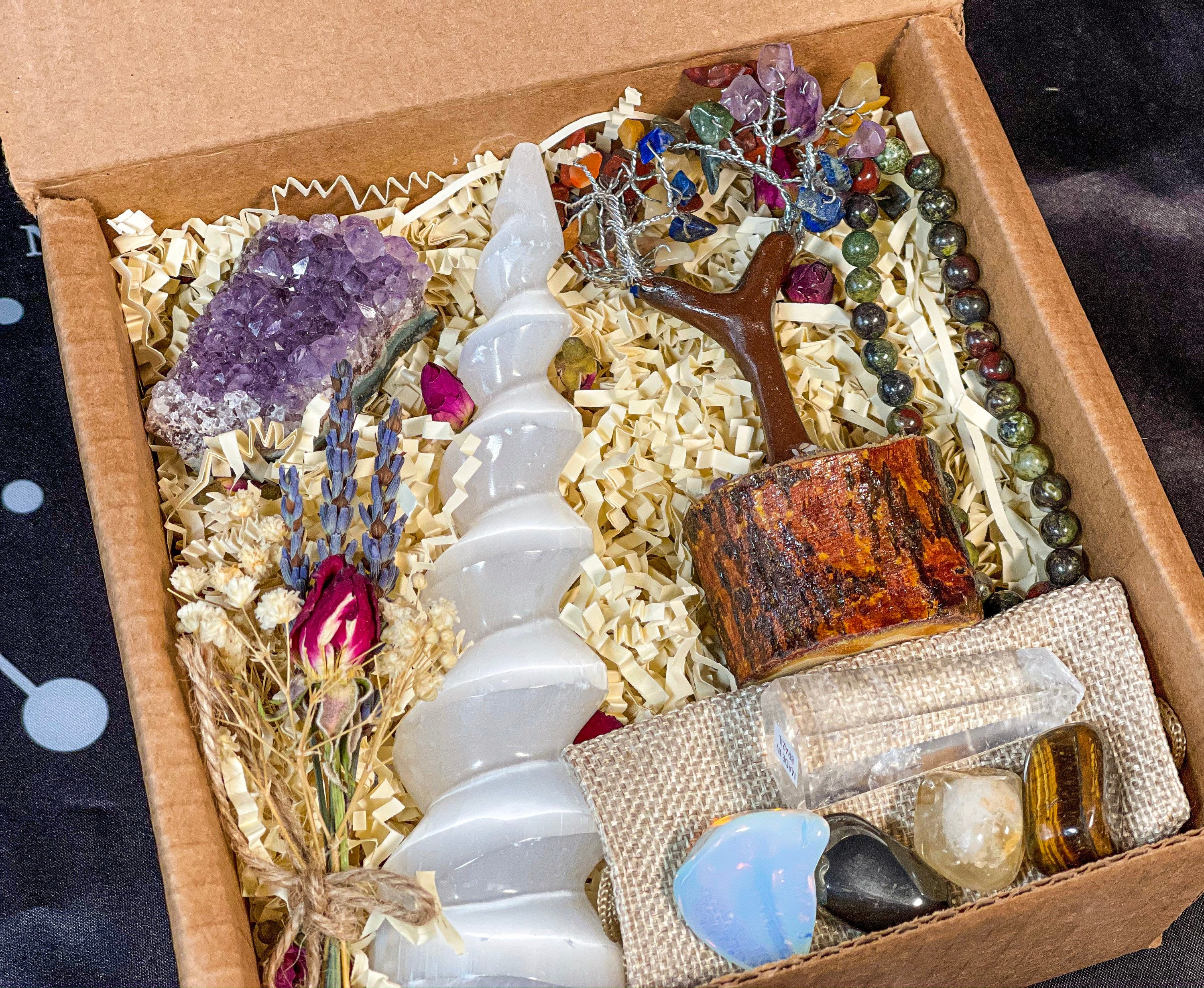 Gemini Crystal Gift Box, Deluxe Gemini Crystal Set, Gemini Crystal Kit, Large Crystal Set for Gemini, Crystal Box for Gemini, Gemini Gifts