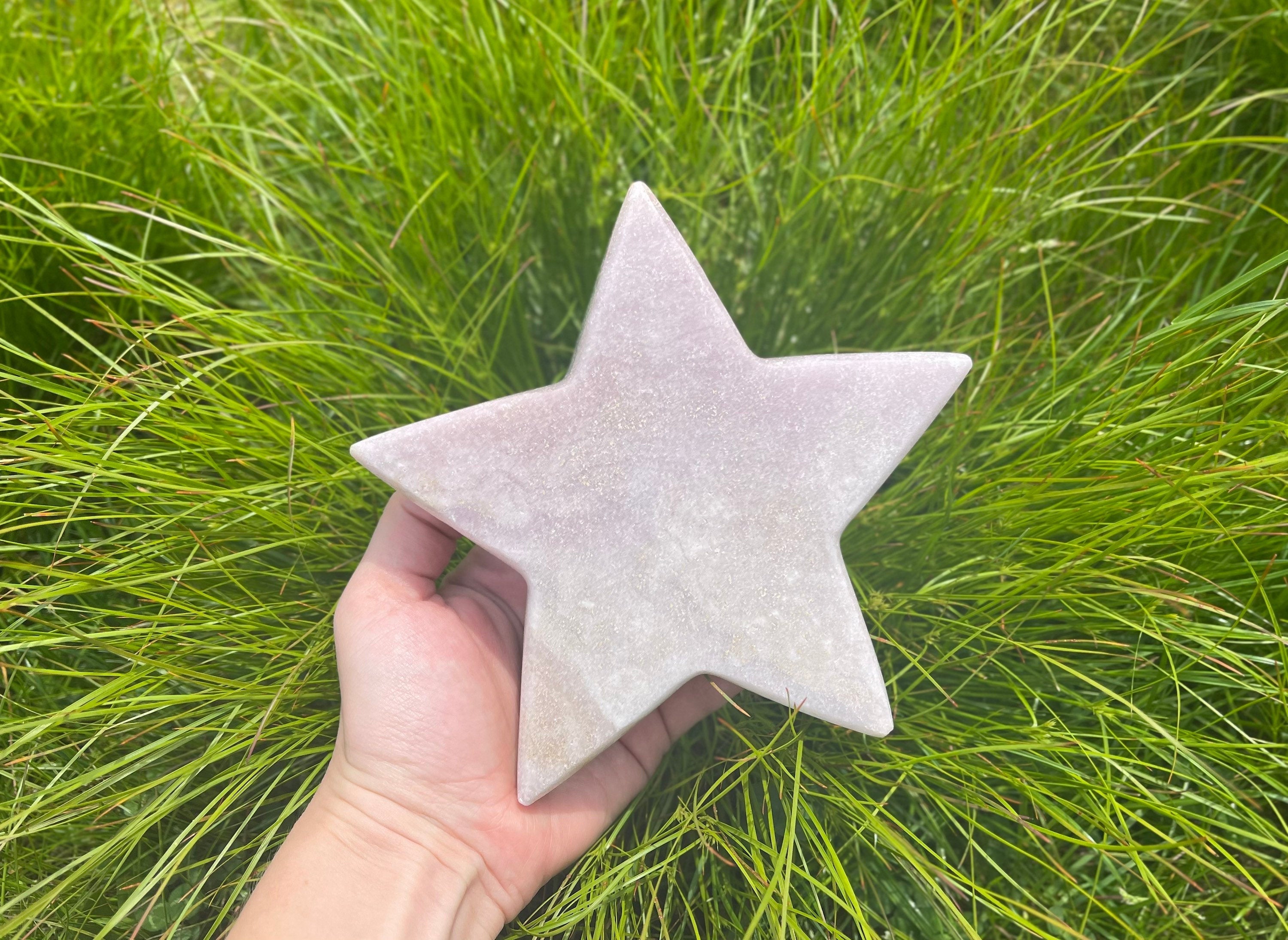 Large Pink Amethyst Star, Brazil Pink Amethyst, Extra Large Pink Amethyst Crystal Cravings Star