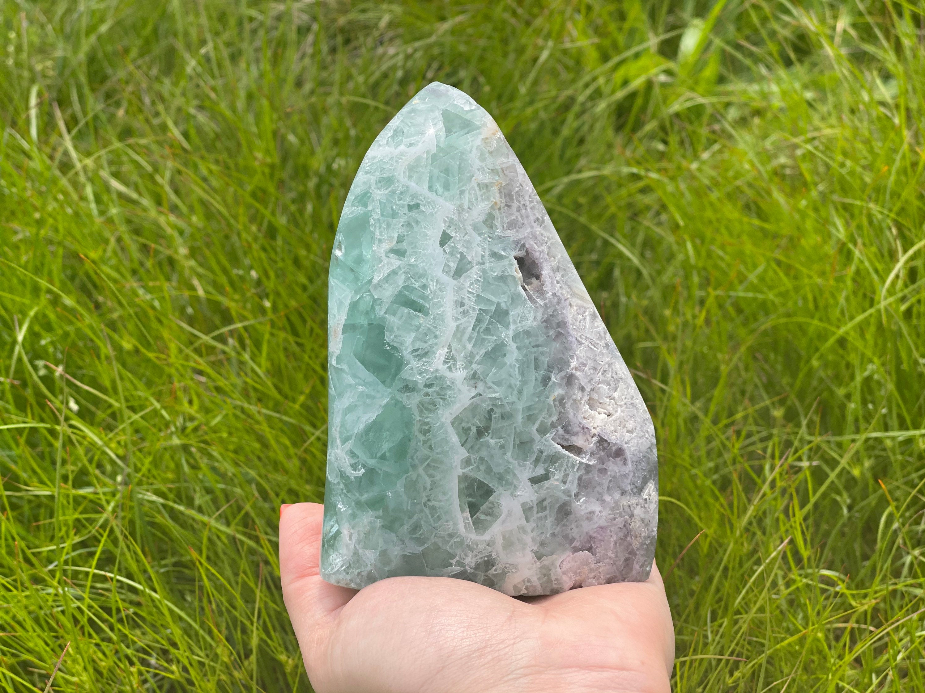 Fluorite Free Form, Green Fluorite Freeform