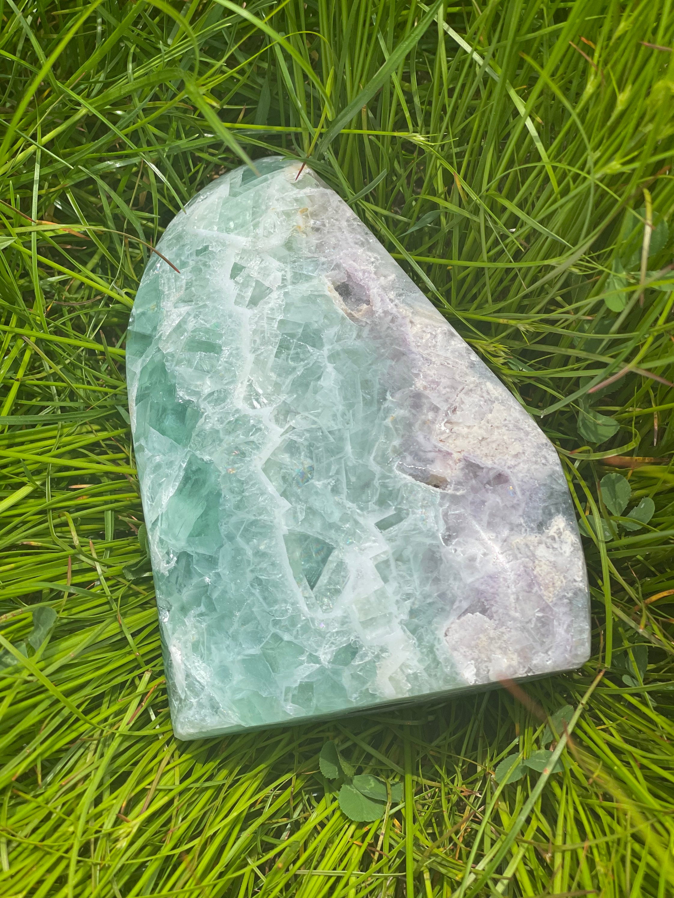 Fluorite Free Form, Green Fluorite Freeform