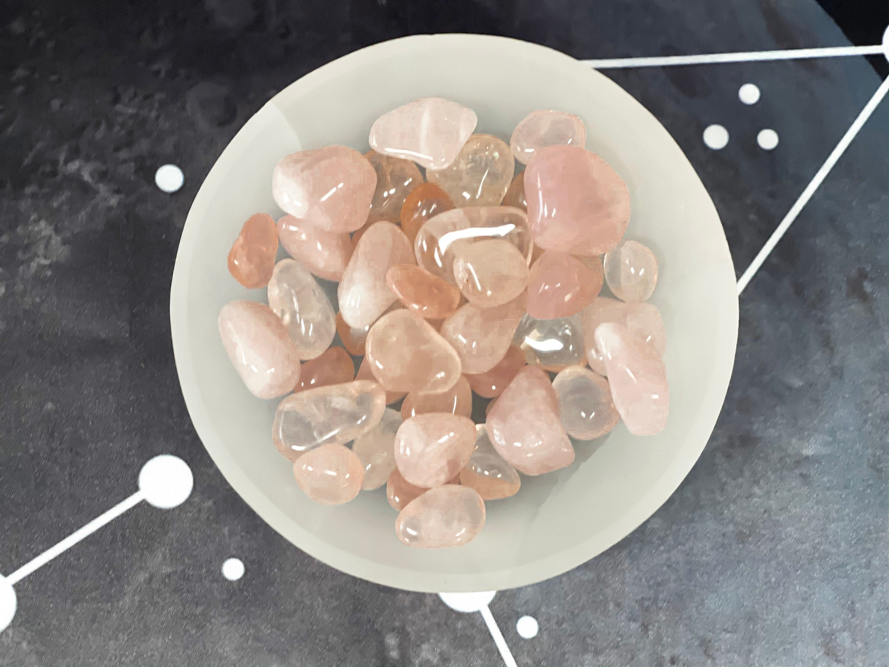 Rose Quartz Tumbled Crystals, Rose Quartz Stones, Rose Quartz Tumbled, Tumbled Rose Quartz