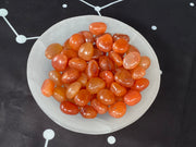 Carnelian Tumbled Stones, Carnelian Tumbled Crystals, Small Carnelian Crystals