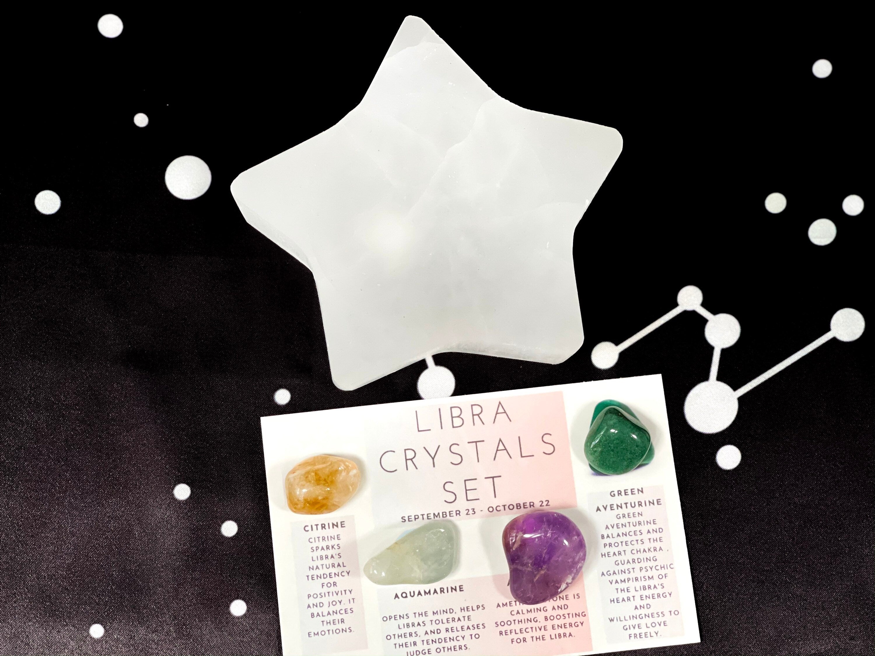 Libra Crystals Set, Libra Crystals, Libra Crystal Box, Crystals for Libra, Libra Crystals Kit, Libra Birthstones, Zodiac Crystals for Libra
