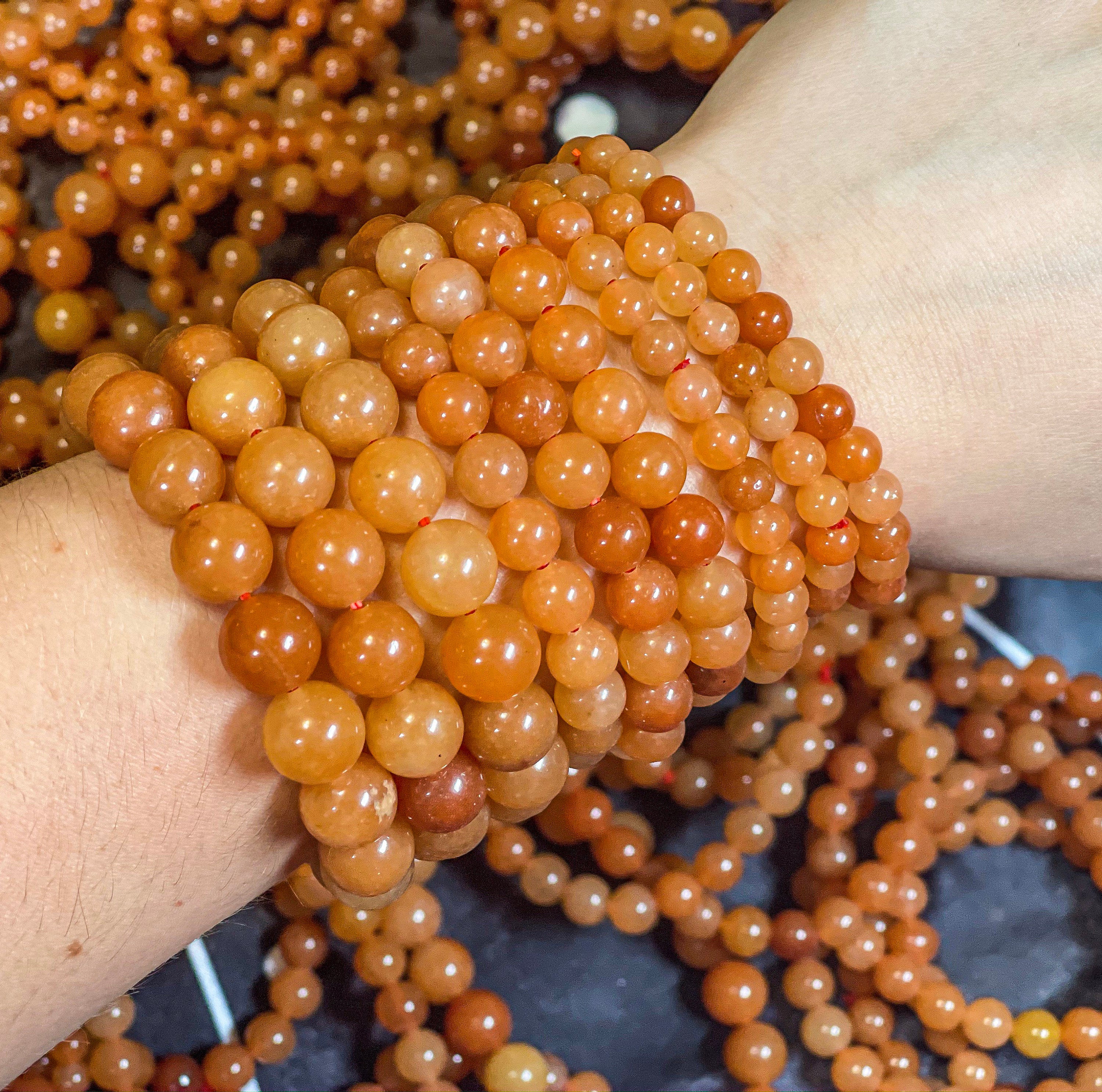 Carnelian Bracelet, 6mm Carnelian Bracelet, 8mm Carnelian Bracelets, 10mm Carnelian Bracelet, Large Carnelian Bracelet