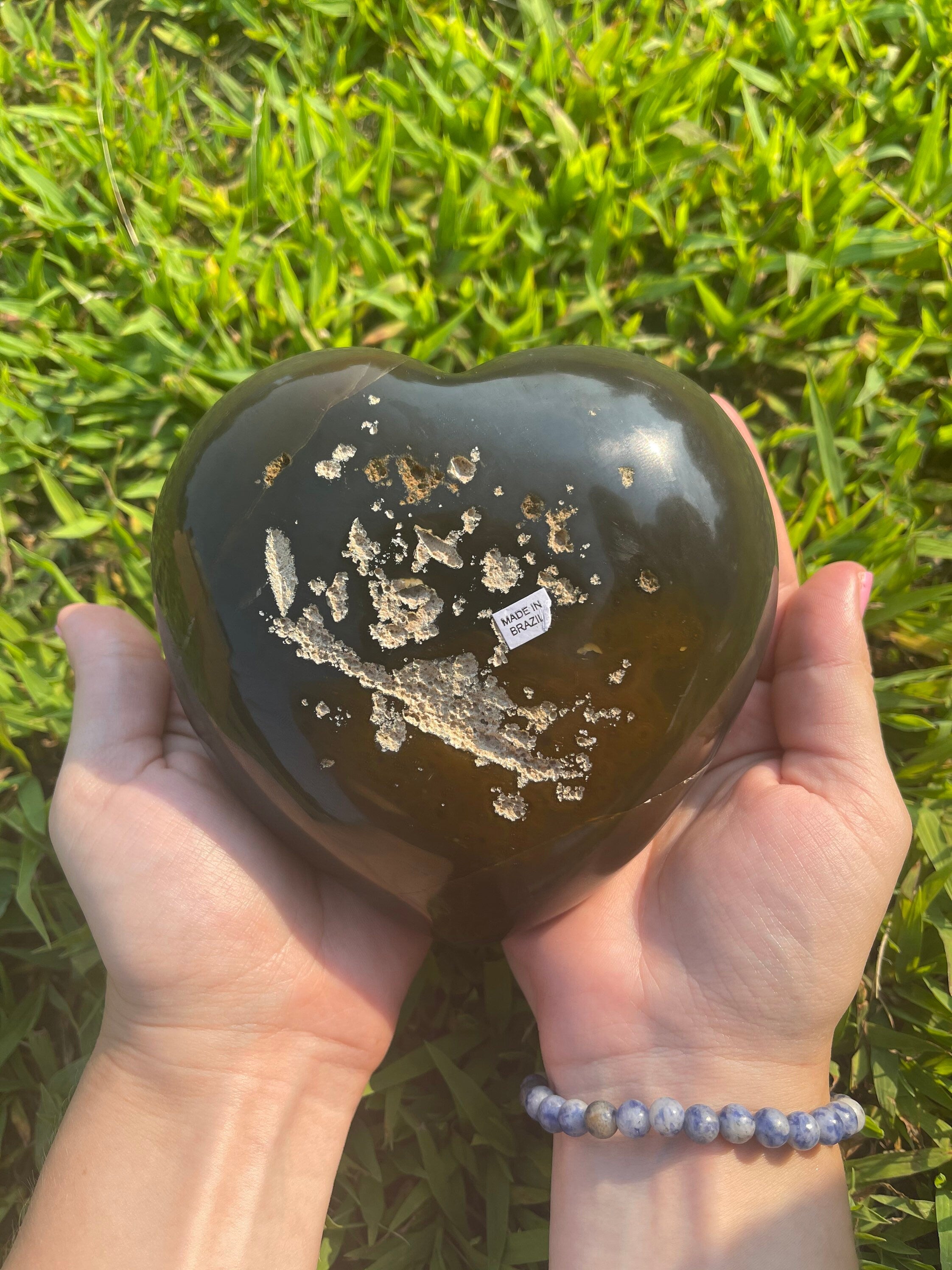 Large Druzy Agate Heart, Agate Large Heart, Druzy Heart, Jumbo Agate Heart