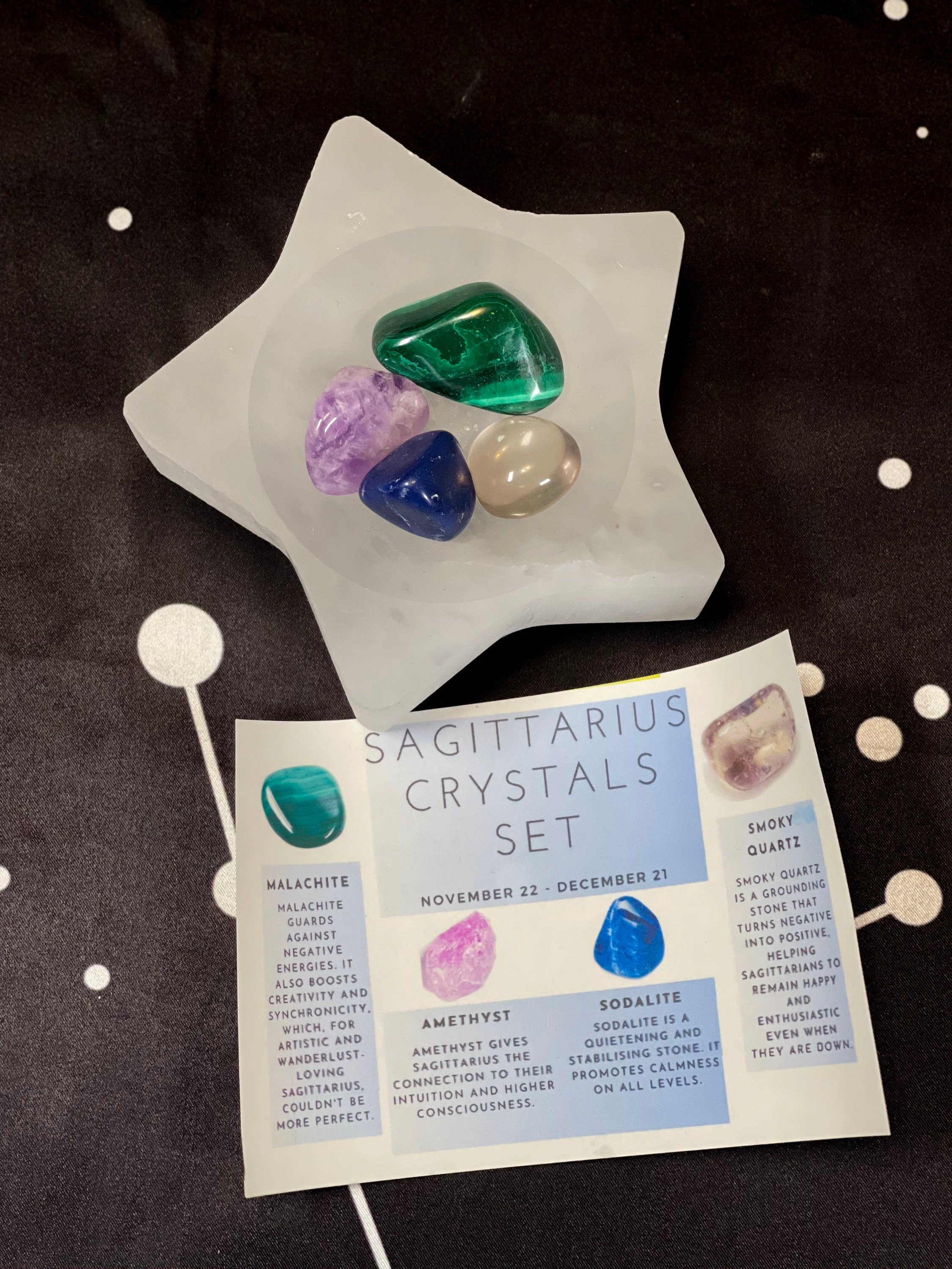 Sagittarius Crystal Set, Sagittarius Crystals, Crystal Box for Sagittarius, Sagittarius Stones, Sagittarius Birthstones Kit, Sagittarius Gem
