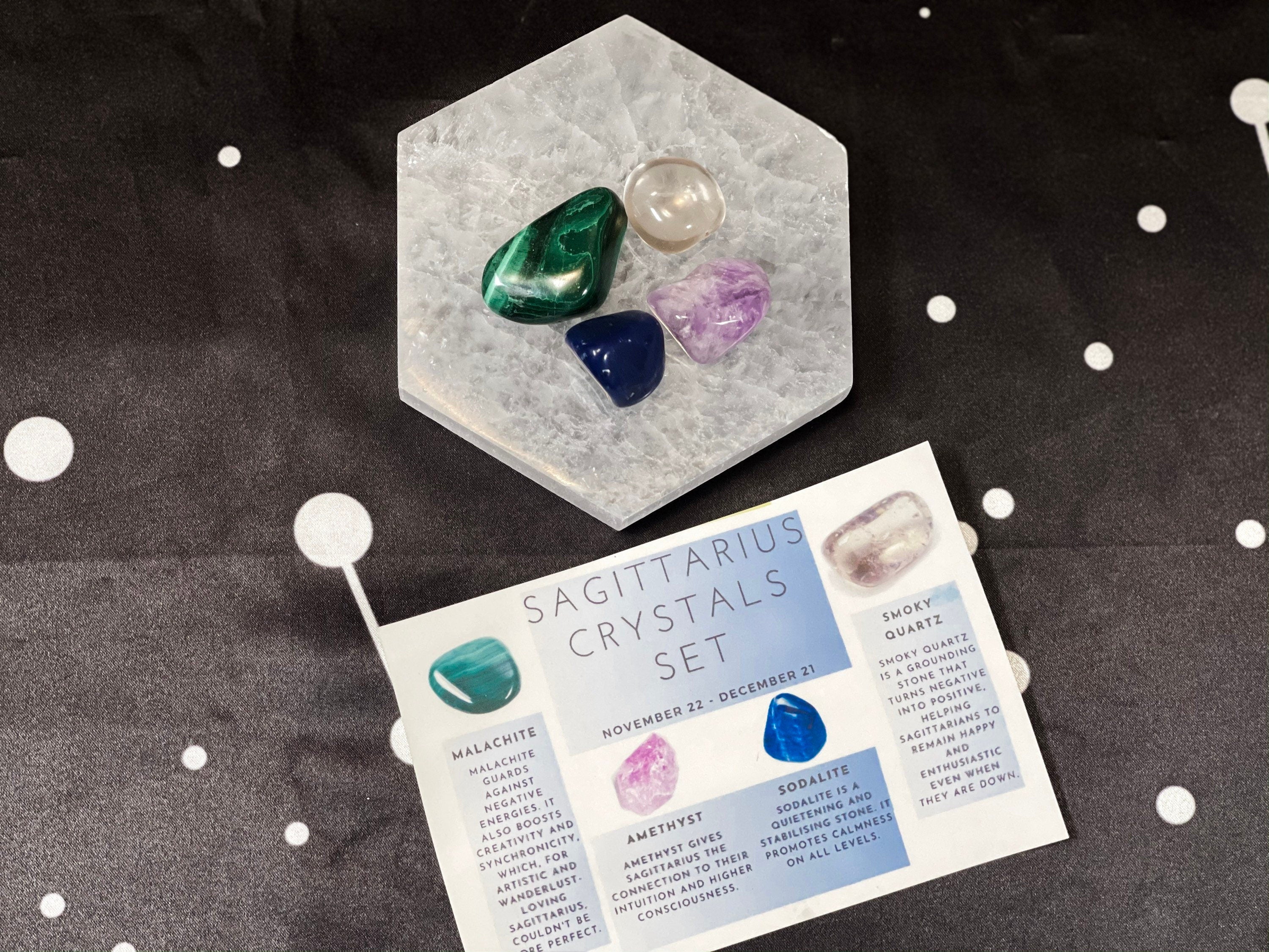 Sagittarius Crystal Set, Sagittarius Crystals, Crystal Box for Sagittarius, Sagittarius Stones, Sagittarius Birthstones Kit, Sagittarius Gem
