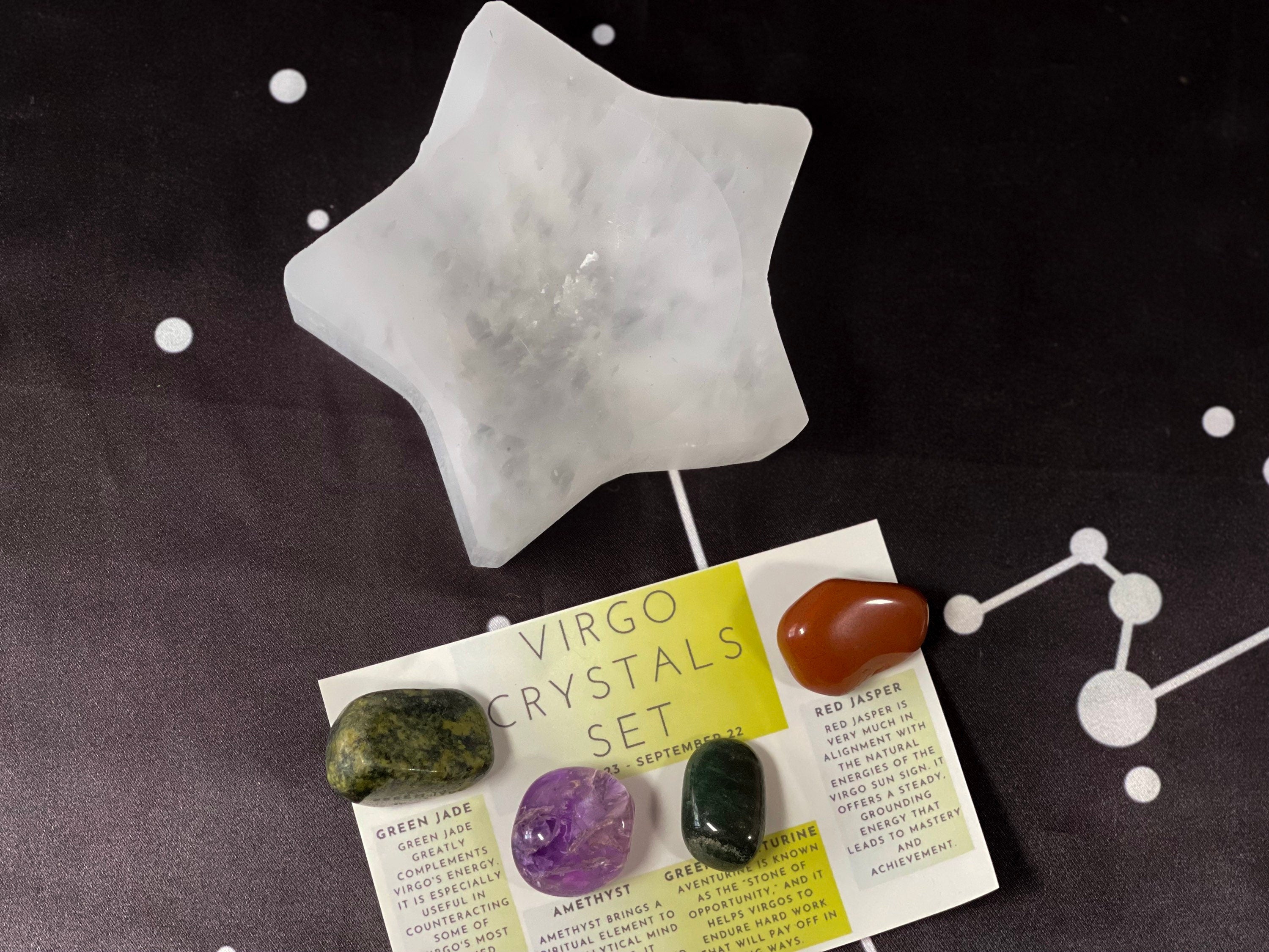 Virgo Crystals, Crystals for Virgo, Virgo Birthstones, Virgo Crystal Box, Virgo Birthday Gift, Virgo Stones, Virgo Crystal Kit, Gemstones