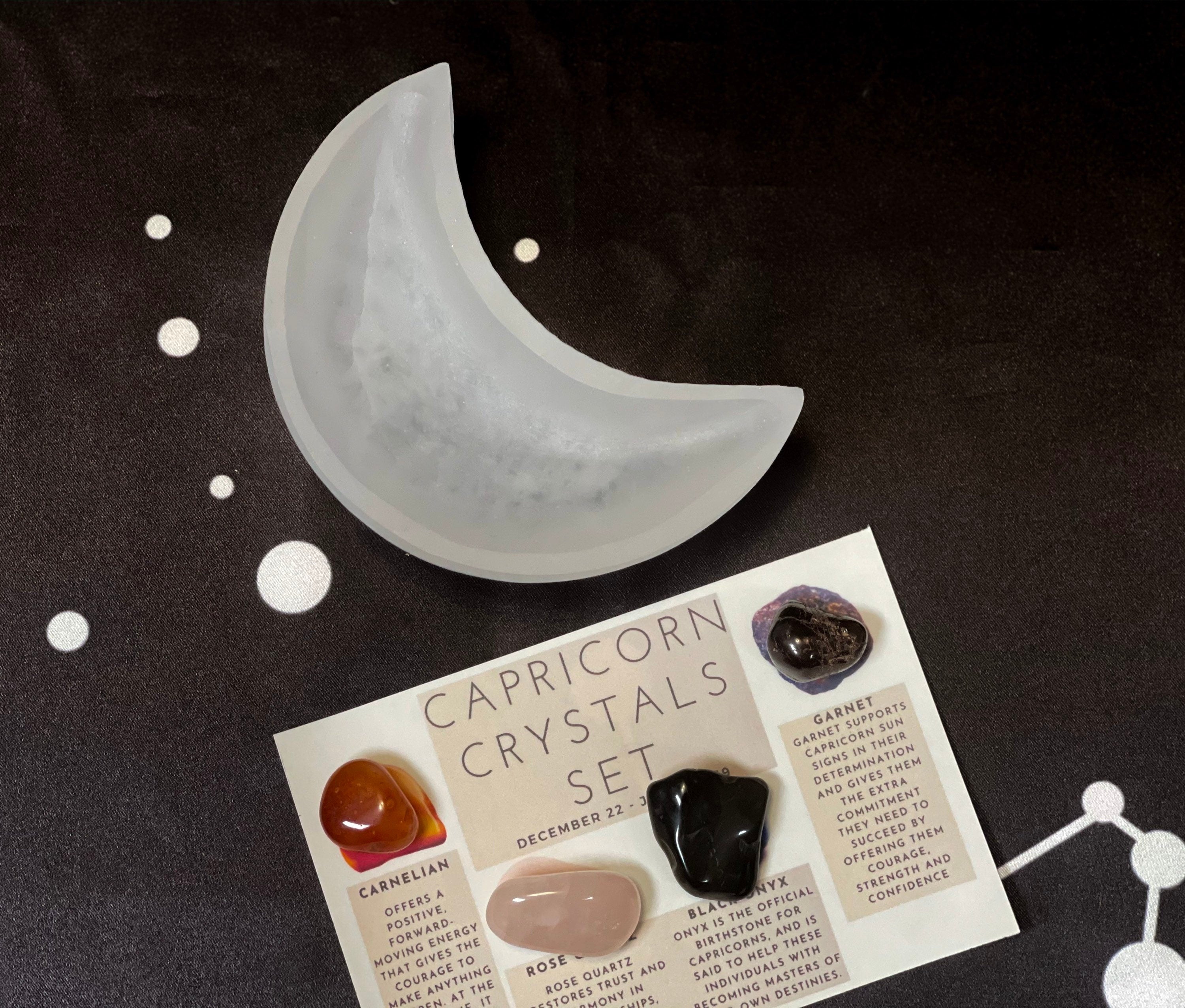 Capricorn Crystals Set, Capricorn Stones, Capricorn Crystal Box, Capricorn Birthstones, Crystals for Capricorn, Capricorn Crystal Kit