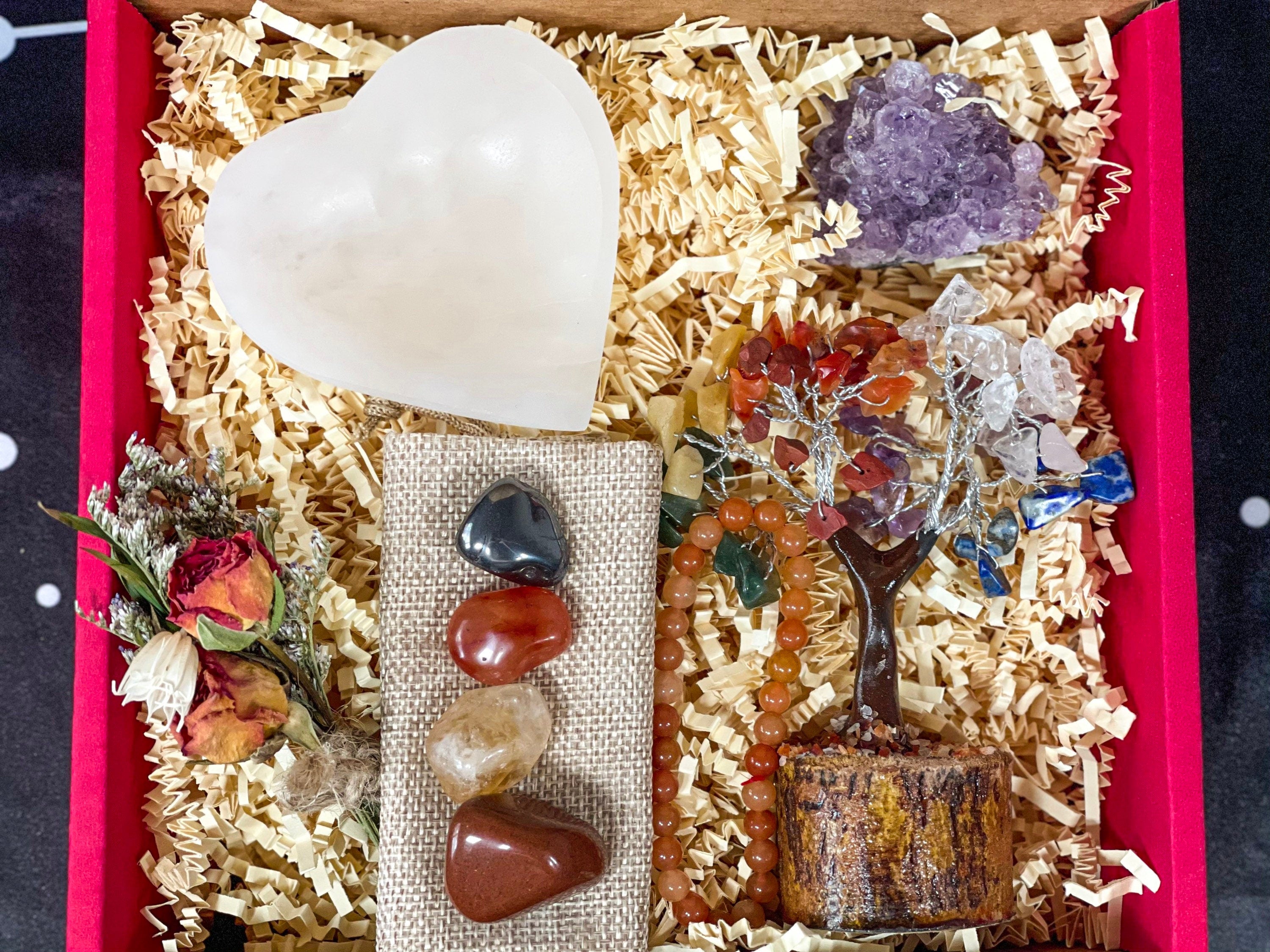 Aries Crystals Deluxe Box, Crystals For Aries