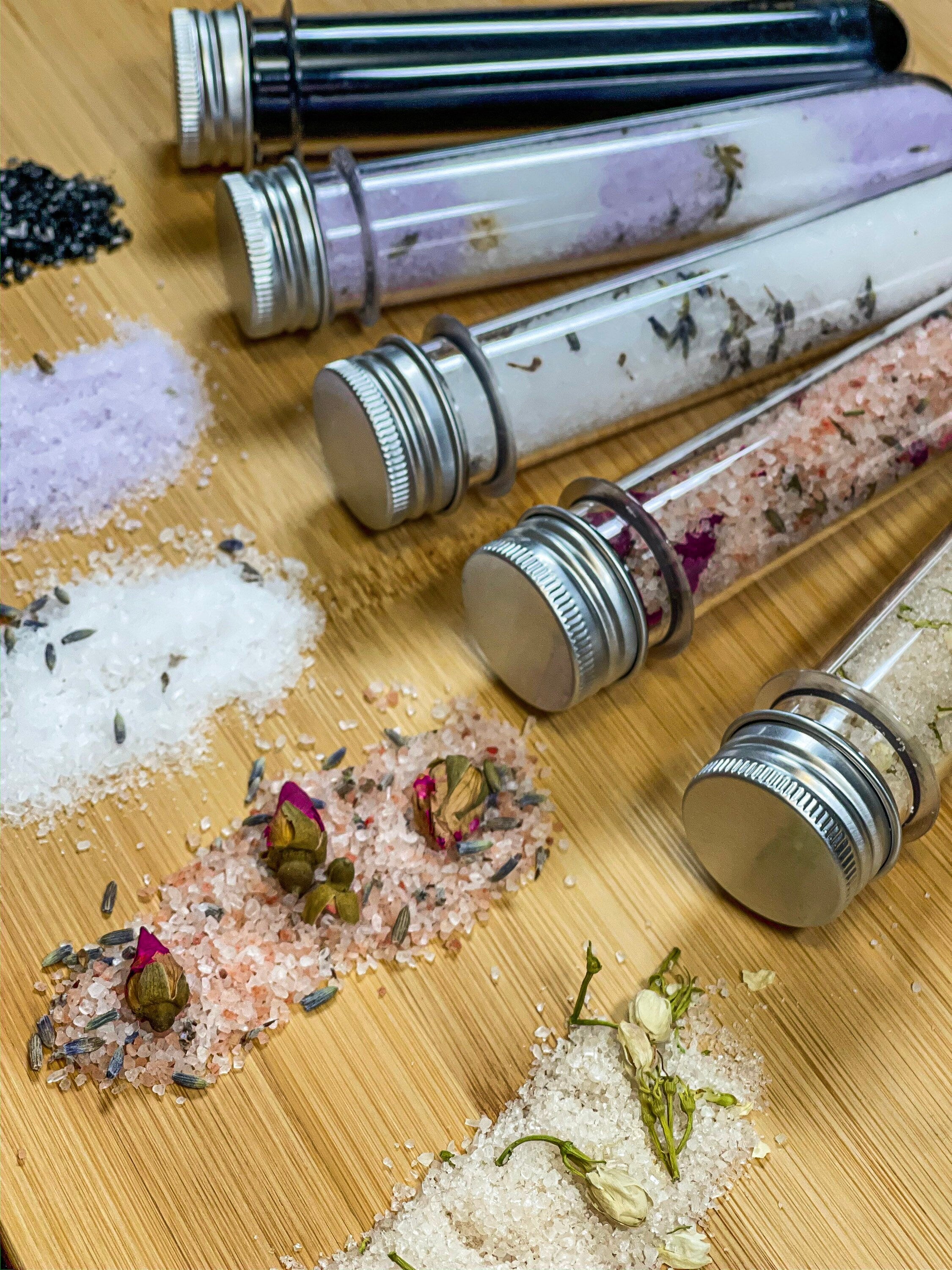 Bath Salt Set, Bath Soak Gift Box, Bath Salts for Soak, Cleansing Bath Soak