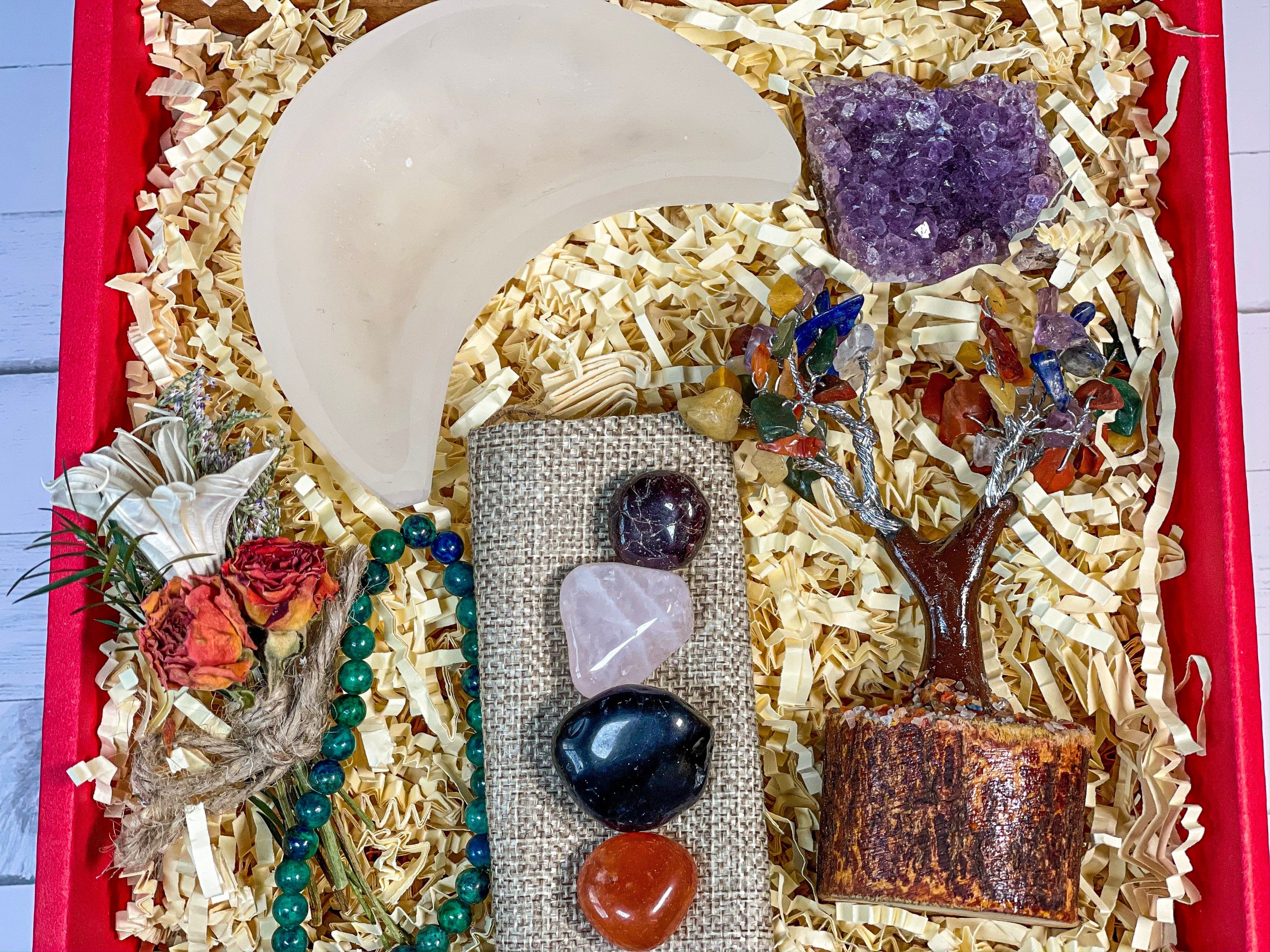 Capricorn Deluxe Crystals Set, Capricorn Crystals Box, Capricorn Crystal Kit