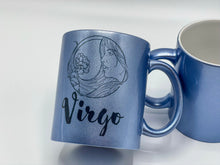 Load image into Gallery viewer, Virgo Mug, Virgo Custom Mug, Virgo Mug with Crystals, Virgo Crystals with Mug, Virgo Zodiac Mug, Virgo Crystals Gift
