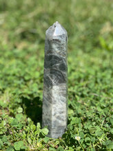 Load image into Gallery viewer, Large Labradorite Tower, Labradorite Point, Labradorite Crystal Tower 3.3 Pounds, Huge Labradorite Point, Labradorite Crystal
