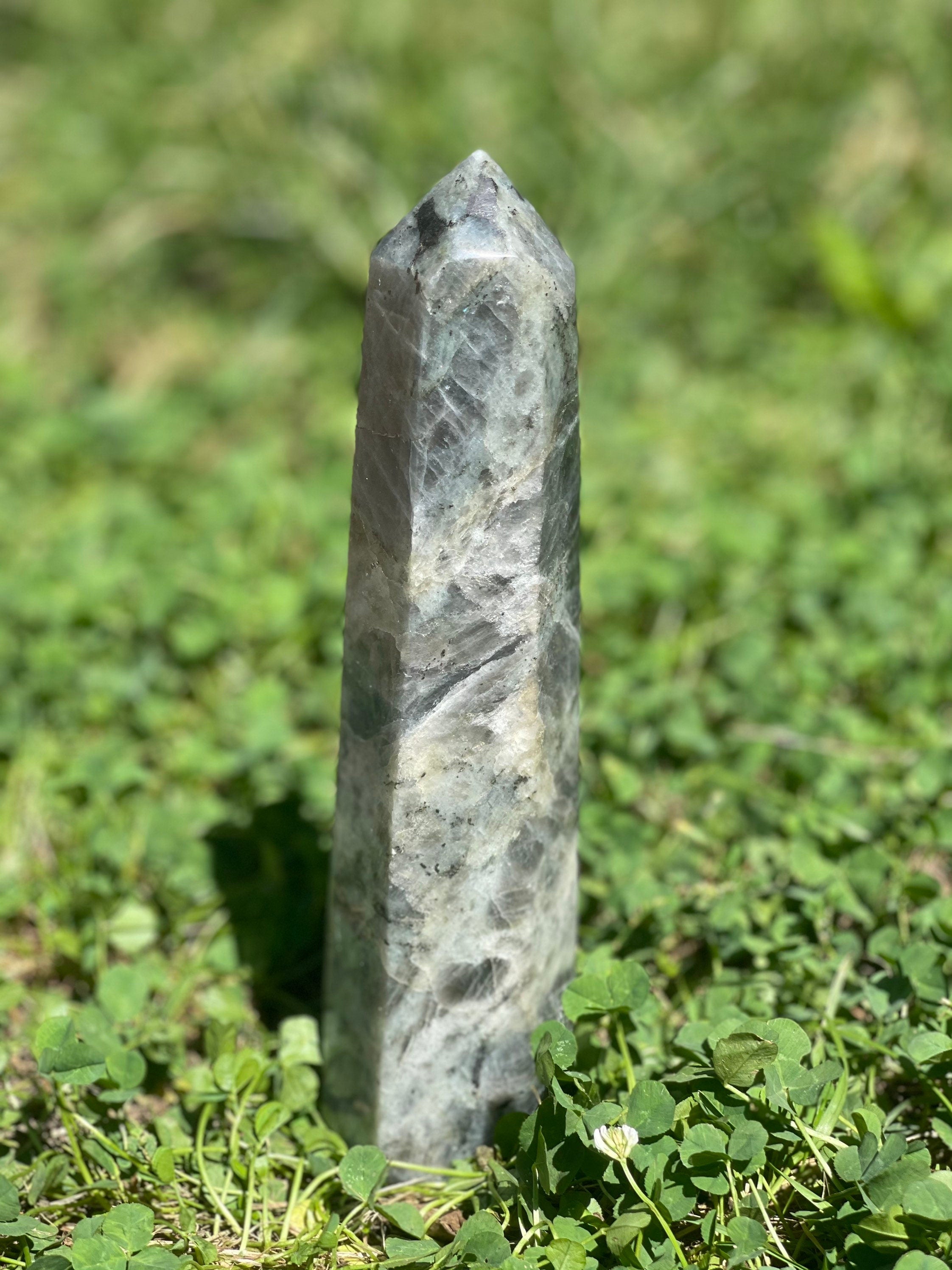 Large Labradorite Tower, Labradorite Point, Labradorite Crystal Tower 3.3 Pounds, Huge Labradorite Point, Labradorite Crystal