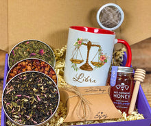 Load image into Gallery viewer, Deluxe Libra Gift Box for Birthday with Organic Tea and Honey
