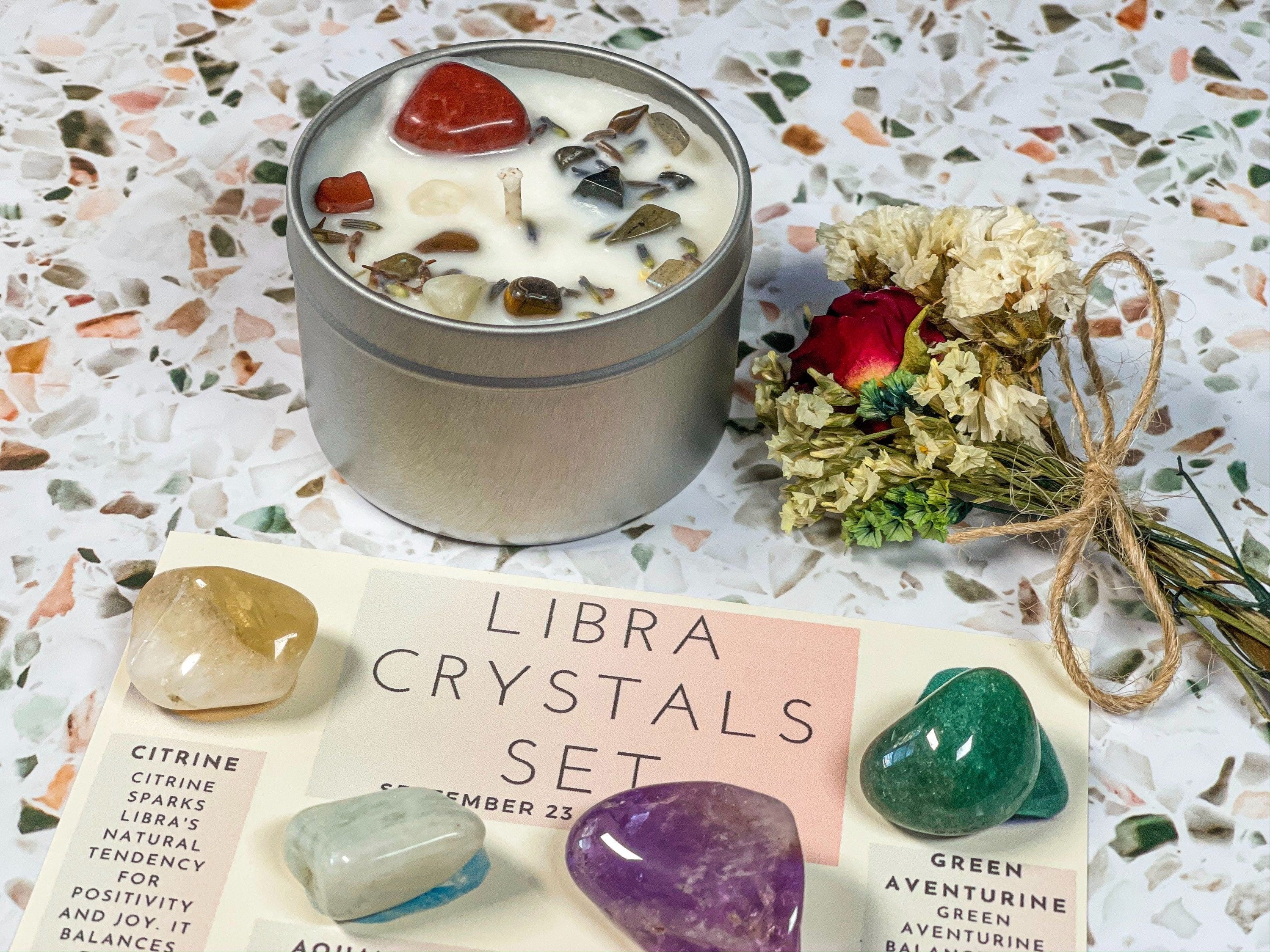 Libra Crystals Set, Libra Birthday Gift, Libra Crystals, Crystals for Libra, Libra Gift Box, Libra Crystal Box, Libra Crystal Kit