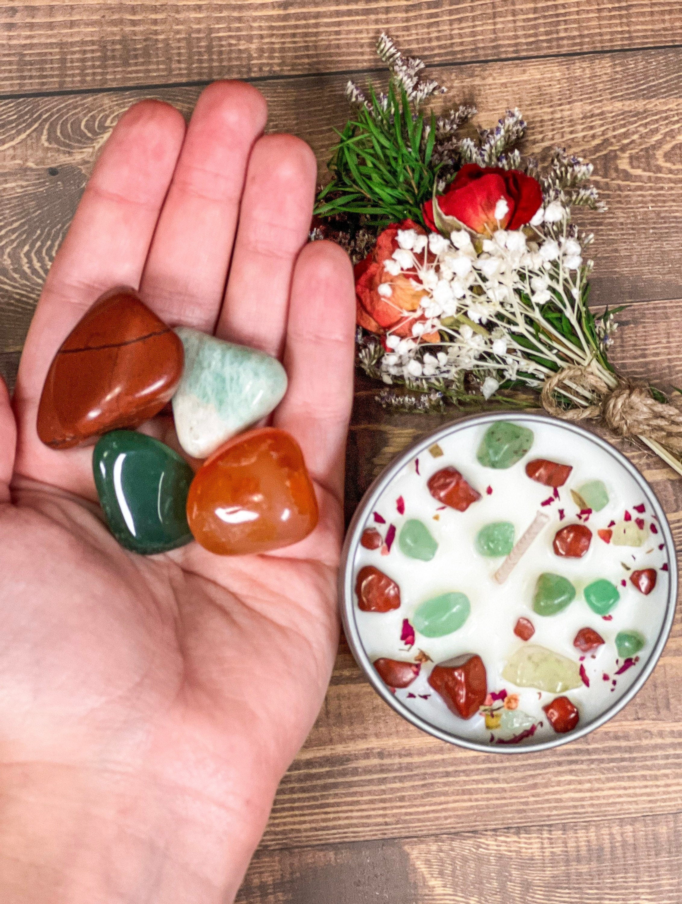 Witch Holiday Gift Set, Crystals for the Holidays, Christmas Crystals Gift Box, Crystals Gifts, Merry Christmas Crystals Kit, Stones