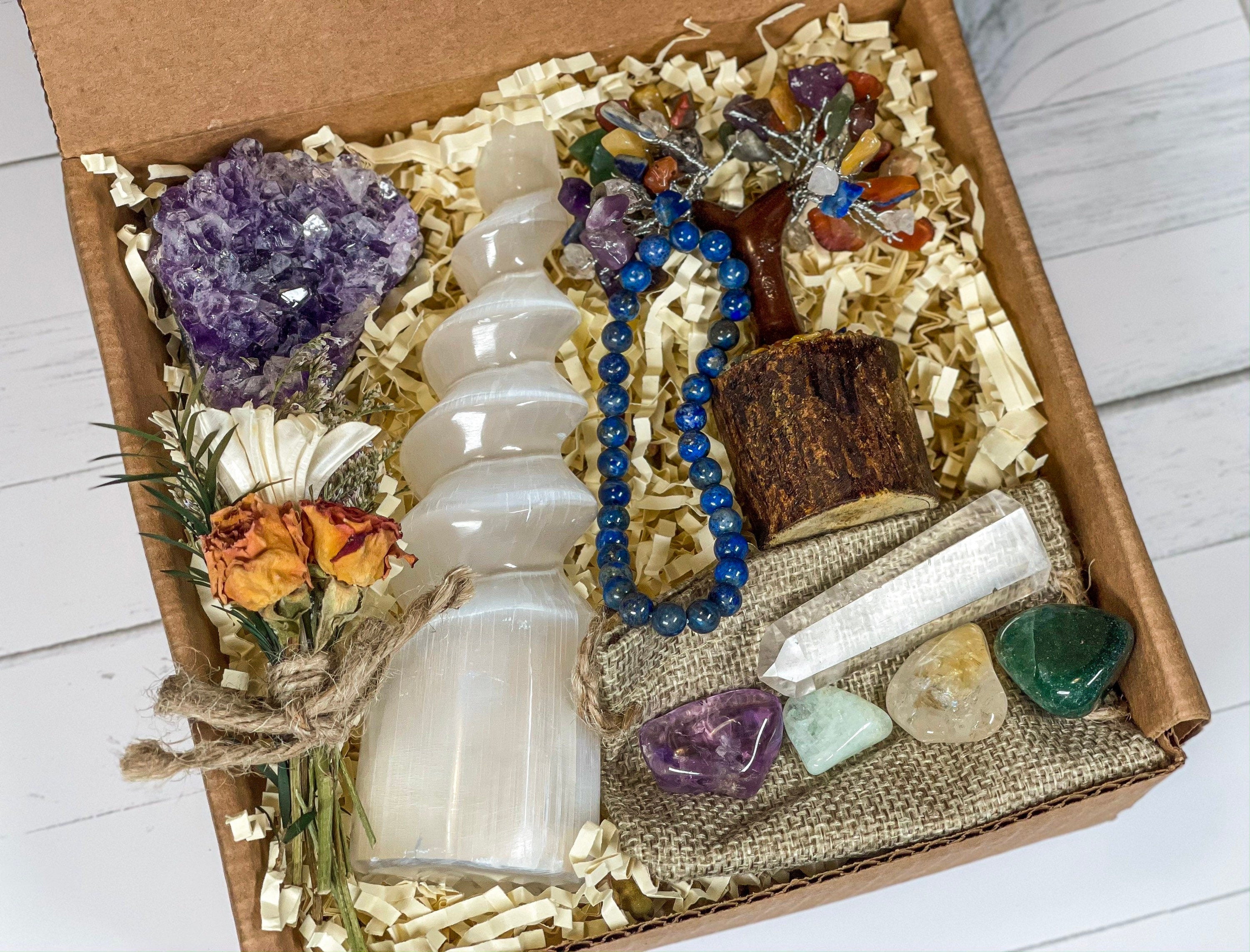 Large Deluxe Libra Crystals Set, Libra Crystal Birthday Box, Libra Crystal Kit, Crystal Kit for Virgo, Virgo Birthstones Set, Libra Stones