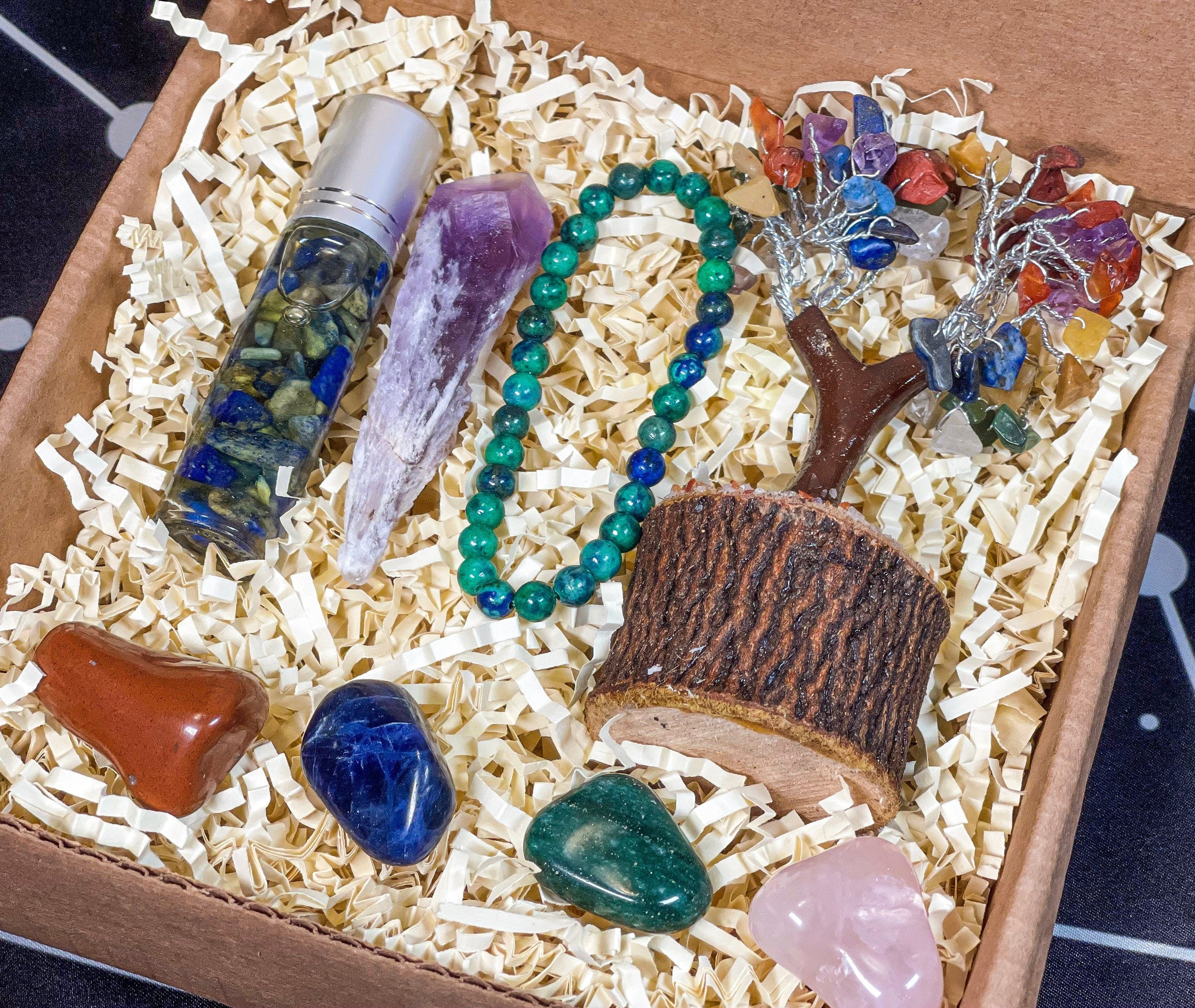 Christmas Gift Box with Crystals, Crystals Gift Box, Crystals for Beginners