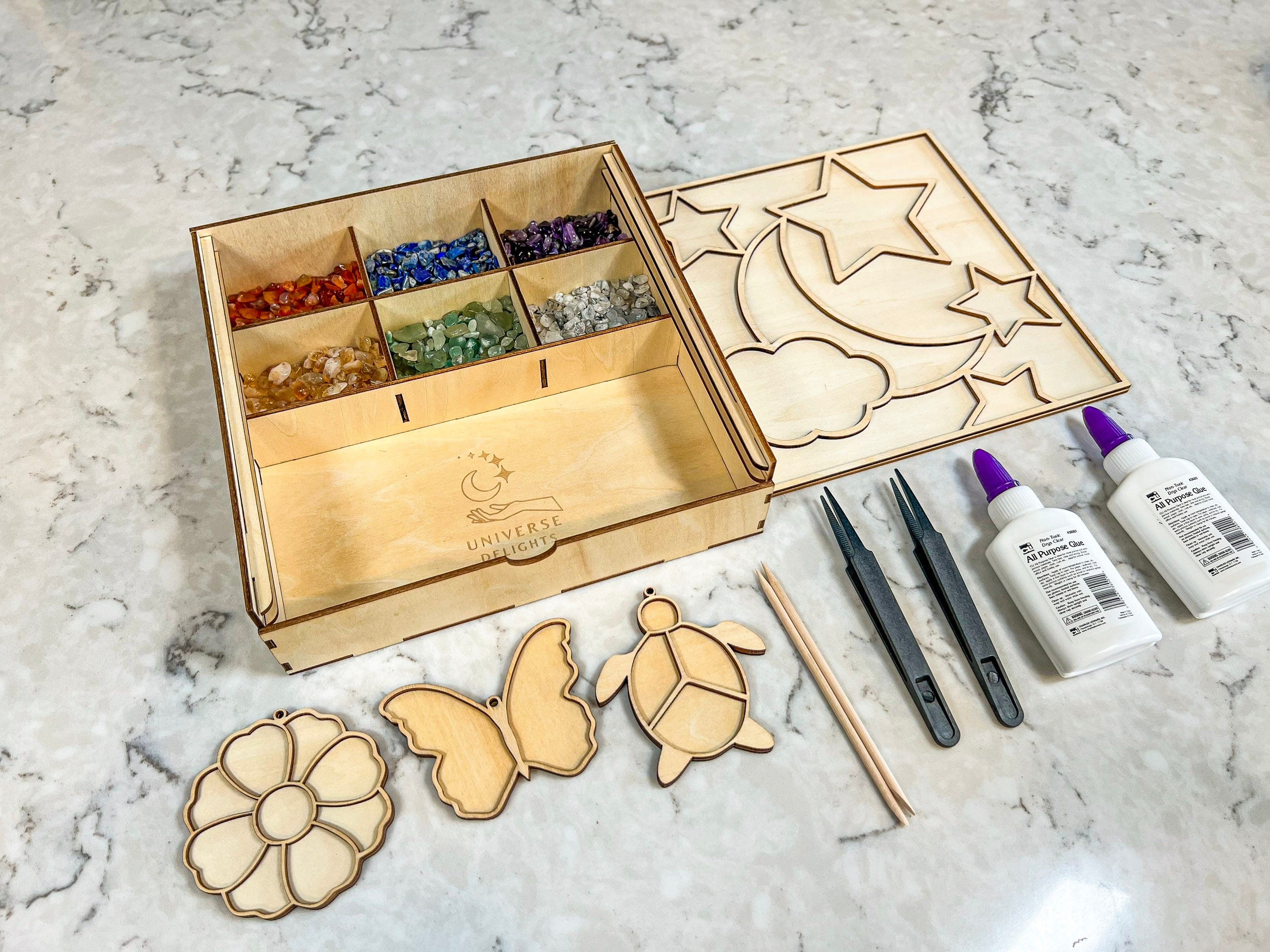 Kits for Adults, Adult DIY Craft Kit, DIY Christmas Craft Kit, Crystal Lovers Christmas Gift, Holidays Craft Kit, Date Night Craft Kit