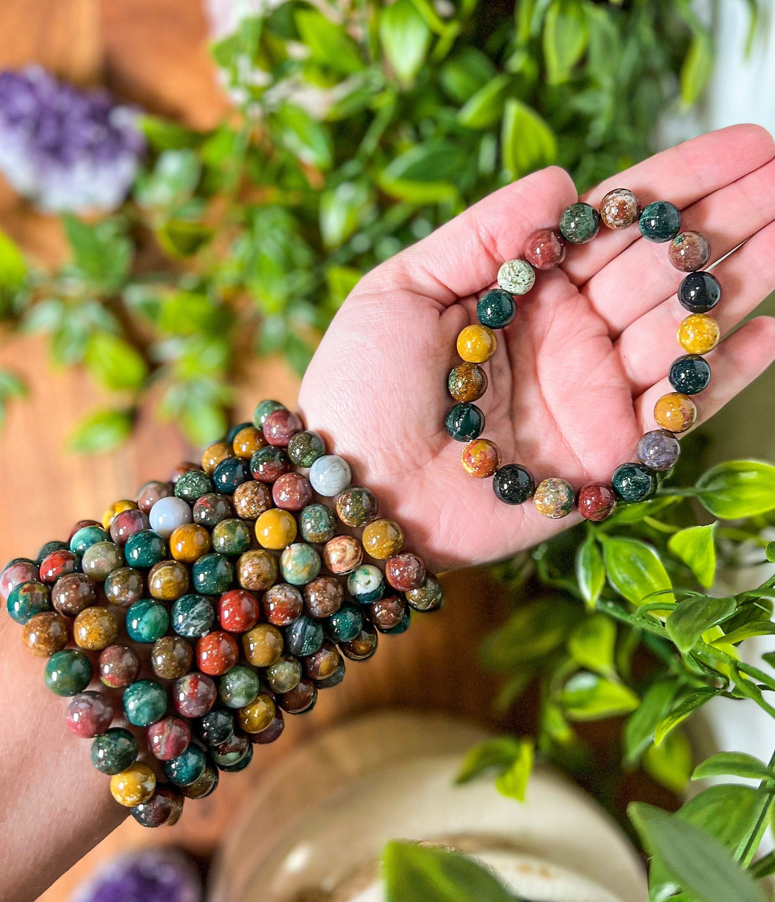 Fancy Jasper 10mm Bracelet - Fancy Jasper Jewelry, Bracelet Fancy Jasper