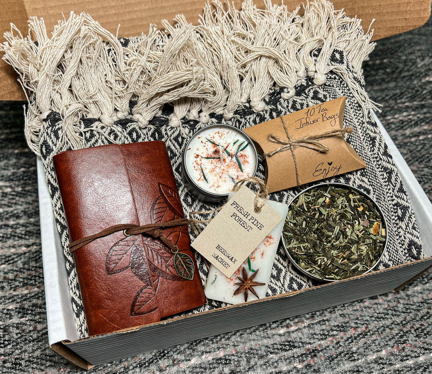 Hygge Gift Box for Loved One, Birthday Box for Her, Cozy Gift for Husband