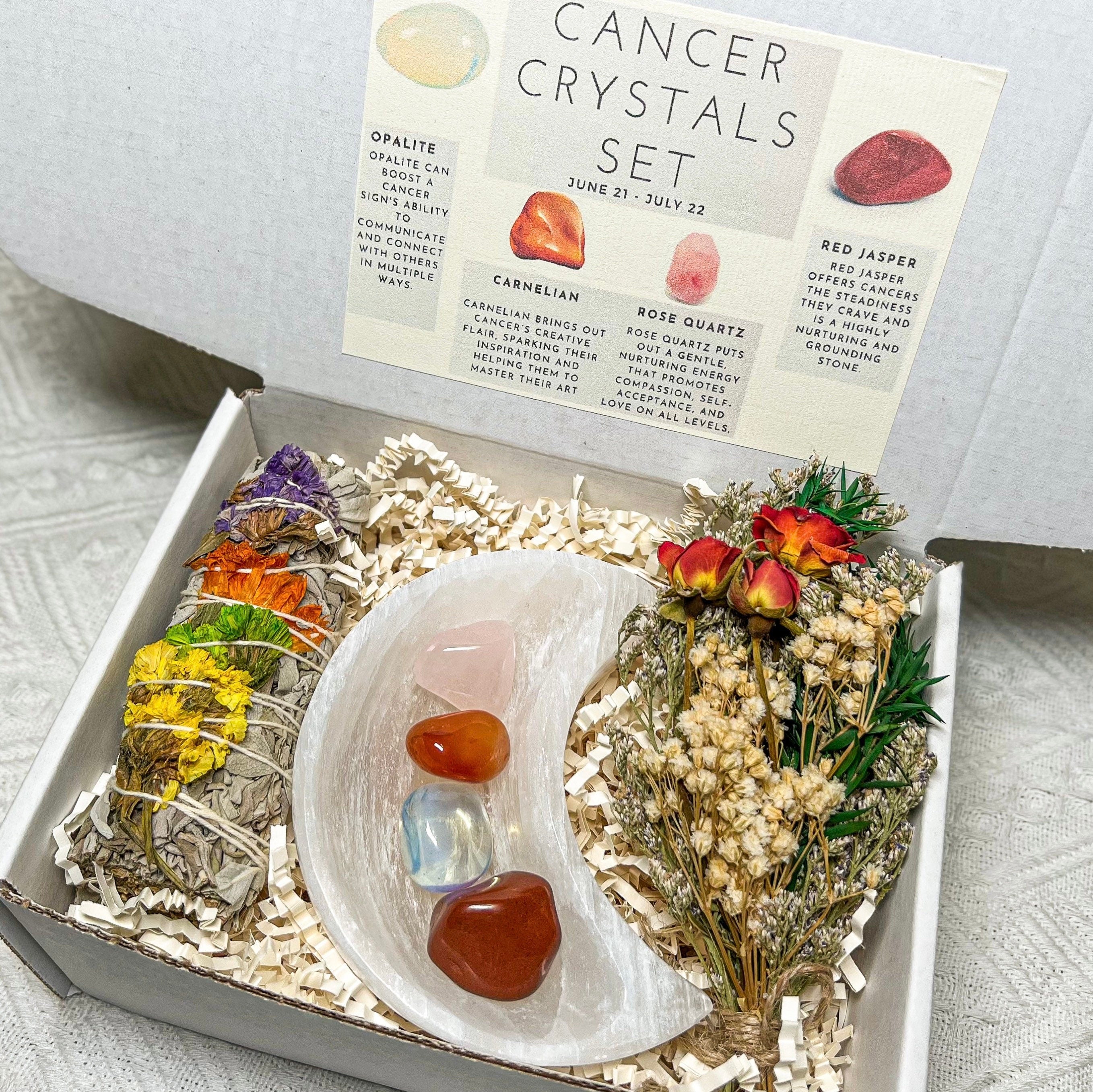 Cancer Crystals Set, Cancer Kit, Crystals for Cancer