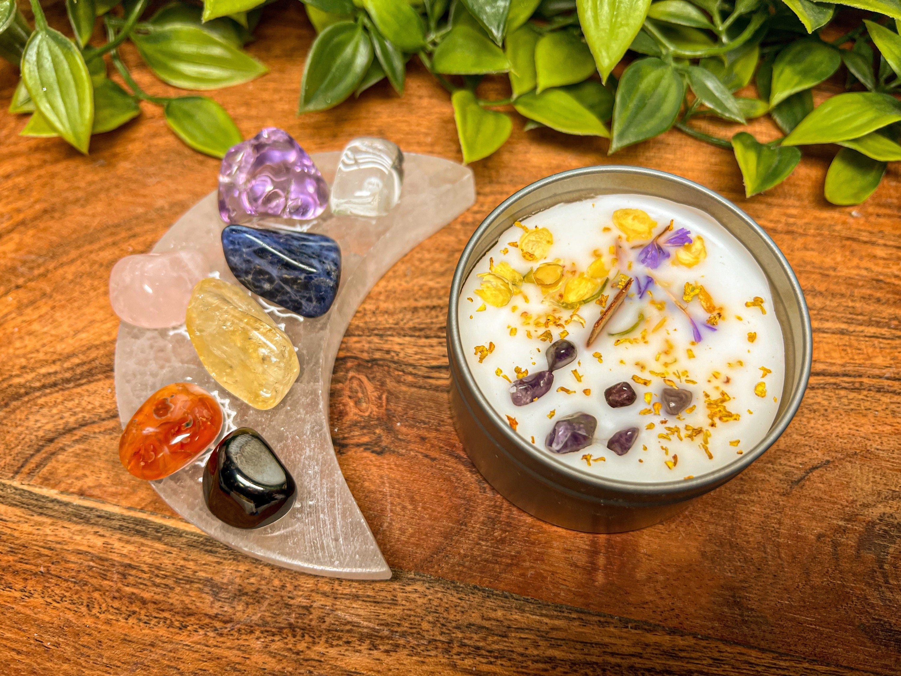 Chakra Crystals Set, Crystals Gift Set, Balancing Crystals